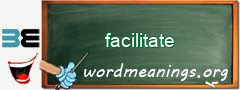 WordMeaning blackboard for facilitate